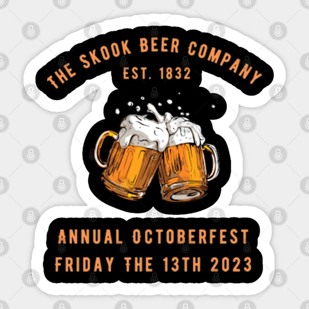 The Skook Beer Company Octoberfest Sticker by Out of the Darkness Productions